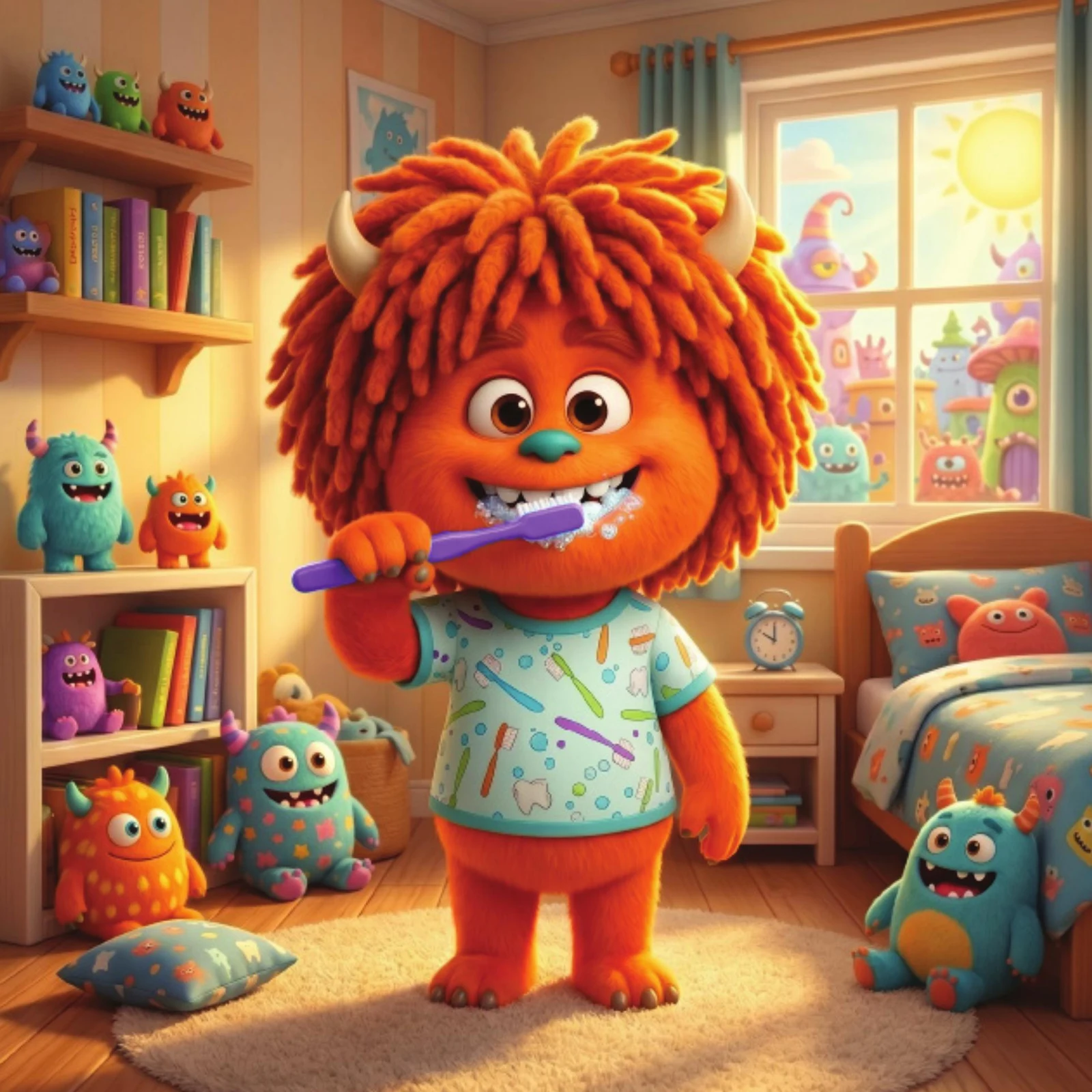 Milo children's book interior illustration